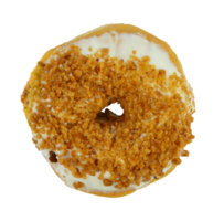 Donuts mit Erdnuss Sträusel isoliert png