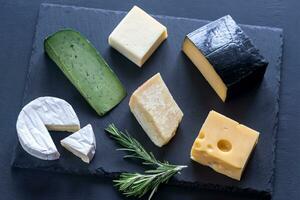 Various types of cheese photo