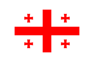 geórgia nacional bandeira transparente png