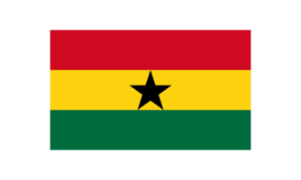 Ghana national flag transparent png