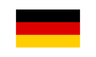 Tyskland nationell flagga transparent png