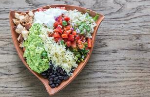 Chicken burrito bowl photo