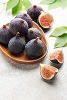 Fresh ripe figs photo