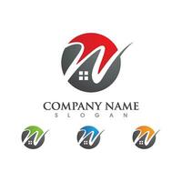 Property and Construction Logo design vector