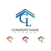 Property and Construction Logo design vector