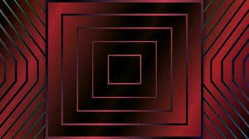 a red and black background with a square in the middle, Abstract background with squares and lines. Vector illustration photo