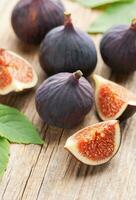 Fresh ripe figs photo