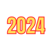 2024 testo effetto design png