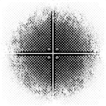 textura vectorial grunge rústica con grano y manchas. fondo de ruido abstracto. superficie erosionada. vector