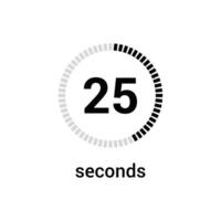 25 second clock loading  vector display design.