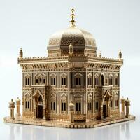 AI generated 3d model of kaaba photo