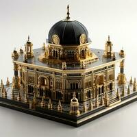 AI generated 3d model of kaaba photo