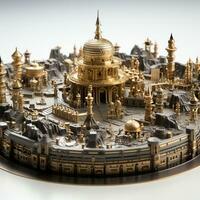 AI generated 3d model of kaaba photo