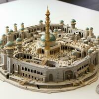 AI generated 3d model of kaaba photo