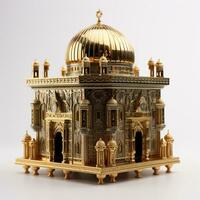 AI generated 3d model of kaaba photo