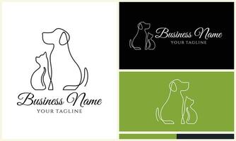 animal hospital veterinary logo template vector