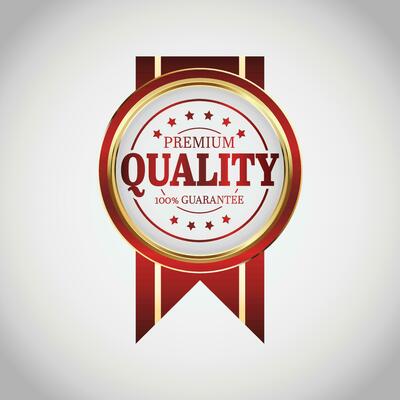 Luxury golden red sale badges and labels. Retro vintage sale circle badge design