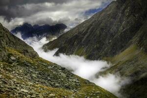 View of mountain alpine landscape photo