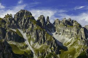 Mountain landscape of the Stubai Alps photo