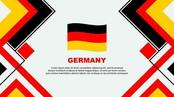 Germany Flag Abstract Background Design Template. Germany Independence Day Banner Wallpaper Vector Illustration. Germany Banner