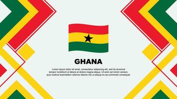 Ghana bandera resumen antecedentes diseño modelo. Ghana independencia día bandera fondo de pantalla vector ilustración. Ghana bandera