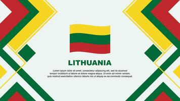 Lituania bandera resumen antecedentes diseño modelo. Lituania independencia día bandera fondo de pantalla vector ilustración. Lituania bandera