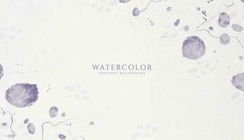 Abstract horizontal watercolor background. Neutral light colored empty space background illustration vector