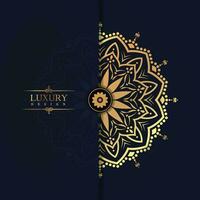 golden luxury geometric mandala design vector creative ornamental decorative pattern