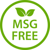 MSG FREE icon. Glutamate no added food package sign for your website design, logo, app, UI.illustration png