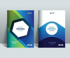 Proposal Cover Design template Concepts adept for multipurpose Projects vector