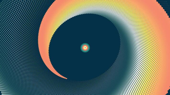 Abstract spiral vortex line style background.