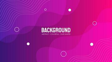 Fluid Colorful Geometric Background vector