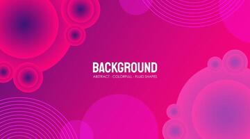 Fluid Colorful Geometric Background vector