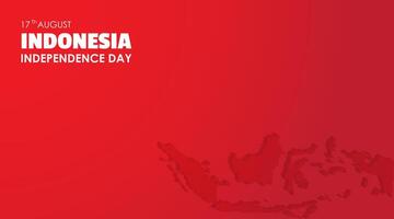 celebrating Indonesian Independence Day Copy Paste Background vector