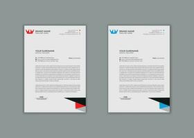 vector professional modern business simple new clean creative unique corporate company letterhead design print template