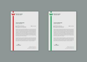 vector professional modern business simple new clean creative unique corporate company letterhead design print template