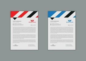 vector professional modern business simple new clean creative unique corporate company letterhead design print template