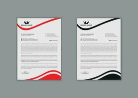 vector professional modern business simple new clean creative unique corporate company letterhead design print template