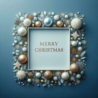 AI generated ai generative, cozy Merry Christmas background or happy New Year background. photo