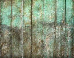 Green old wood texture background photo