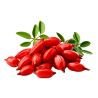 AI generated Group of Goji berries or Wolfberry png