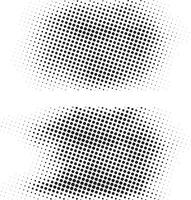 black and white Halftone dots. Halftone effect vector pattern. Circle dots isolated on the white background