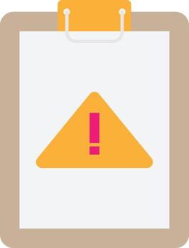 Warning Alert Notification vector