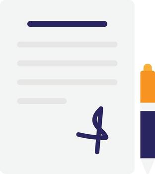 administrativo multa documento vector