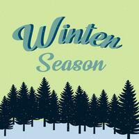 Winter season text effect template with 3d style use for logo and business brand vector