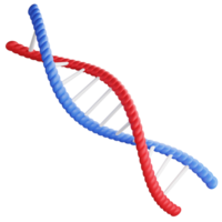 dna spiral strukturera ClipArt platt design ikon isolerat på transparent bakgrund, 3d framställa medicin och hälsa begrepp png