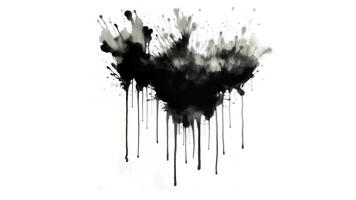 White Ink Drip with Transparent Background, Drippin with Style video