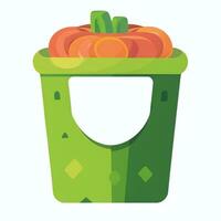 AI generated Various Weird Vegetable Avatar Icon Clip Art Sticker Decoration Simple Background photo