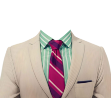 White Suit Blazer for boys. Art clothing design company by AI Generative png