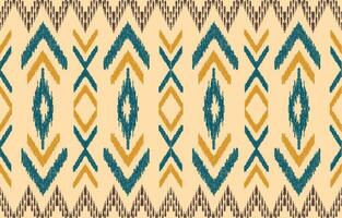 Ethnic abstract ikat art. Aztec ornament print. geometric ethnic pattern seamless  color oriental.  Design for background ,curtain, carpet, wallpaper, clothing, wrapping, Batik, vector illustration.